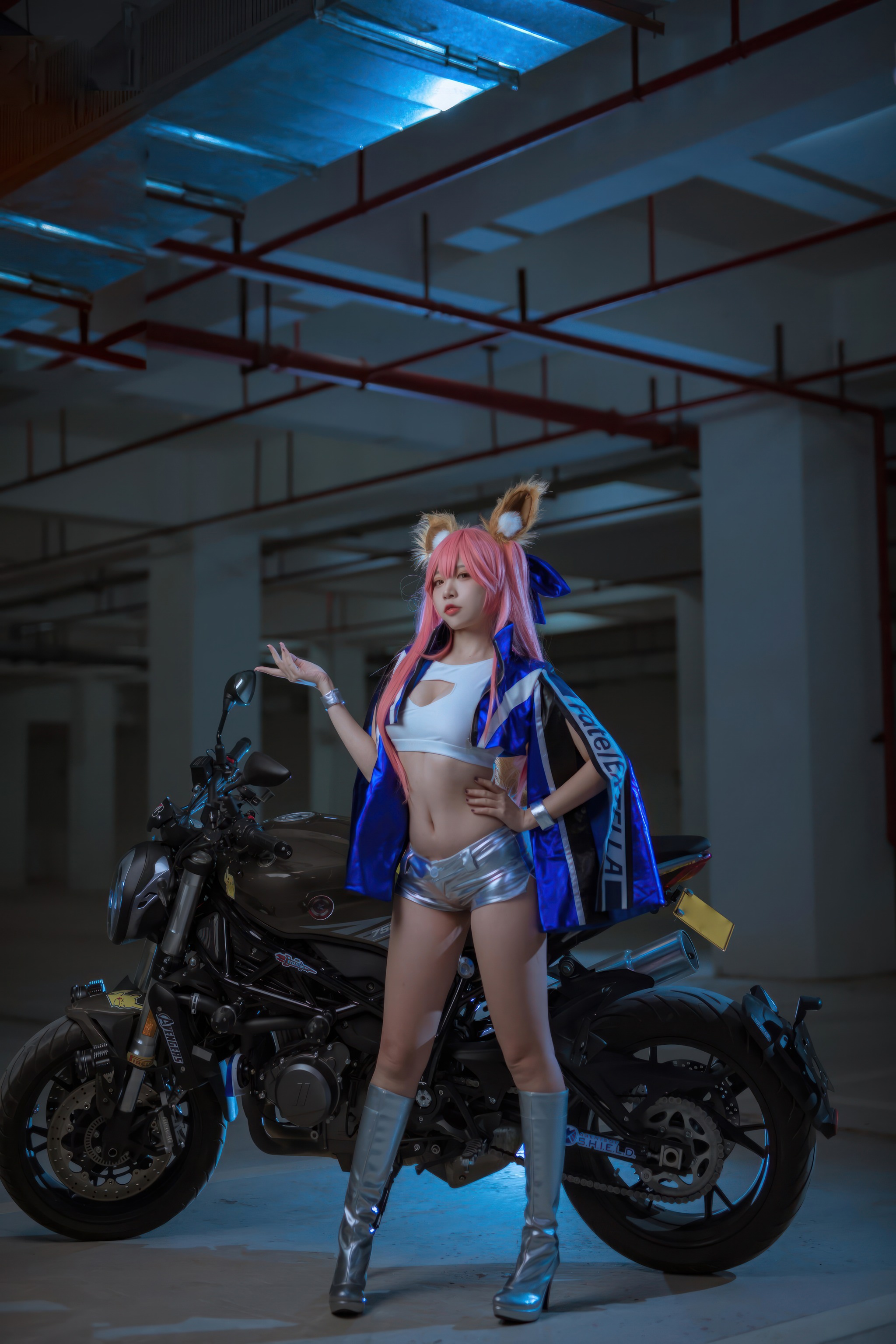 图片[1]-二佐Nisa – NO.205 玉藻前赛车服[30P]-XikXak